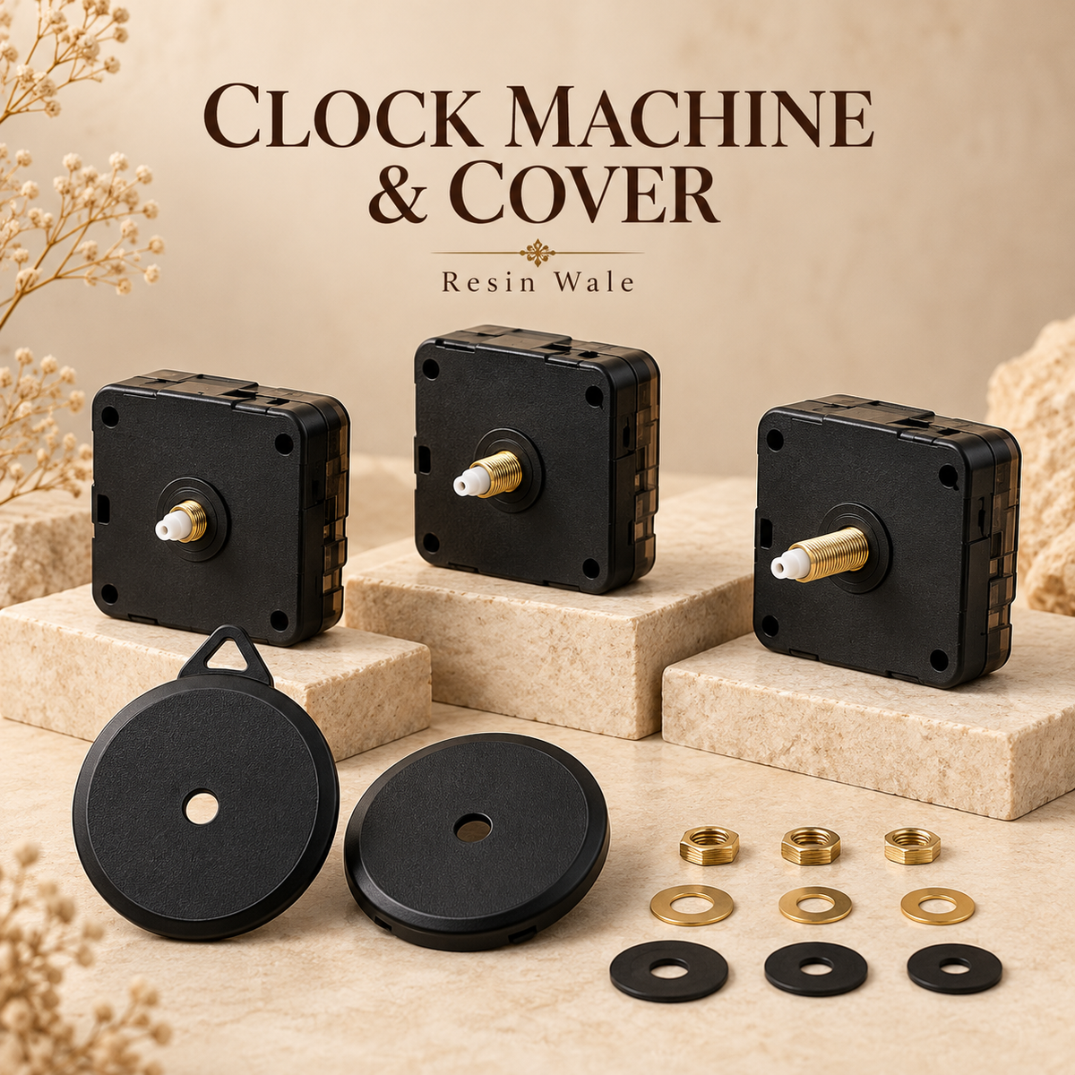 clock machine cover materials for clock & mdf projects — Resin Wale