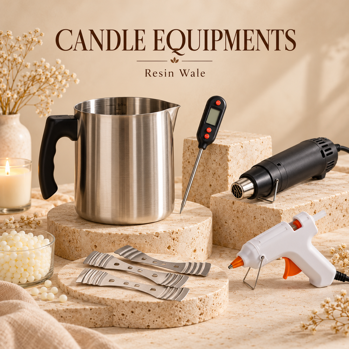 Resin Wale Candle Equipments