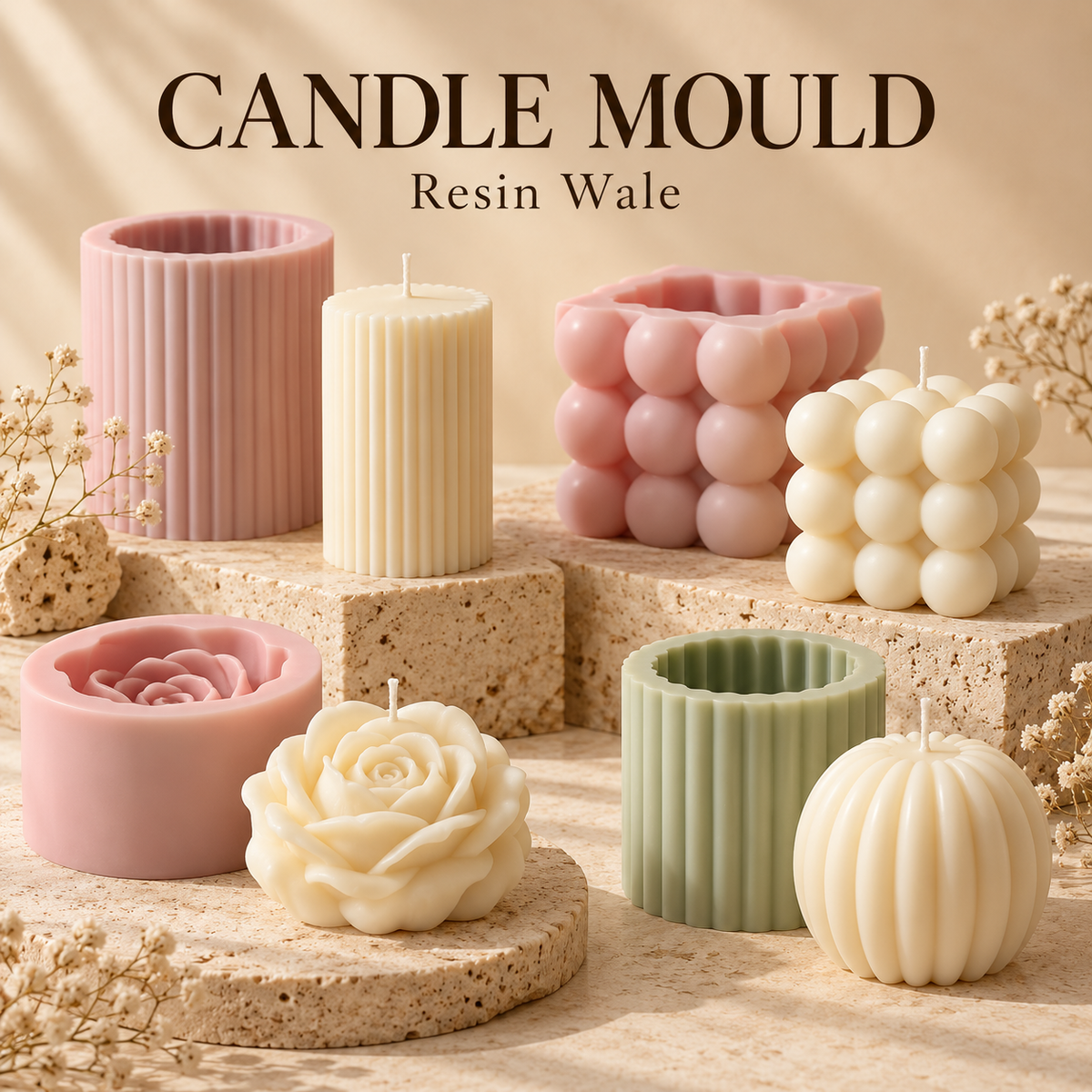 Resin Wale Candle Mould
