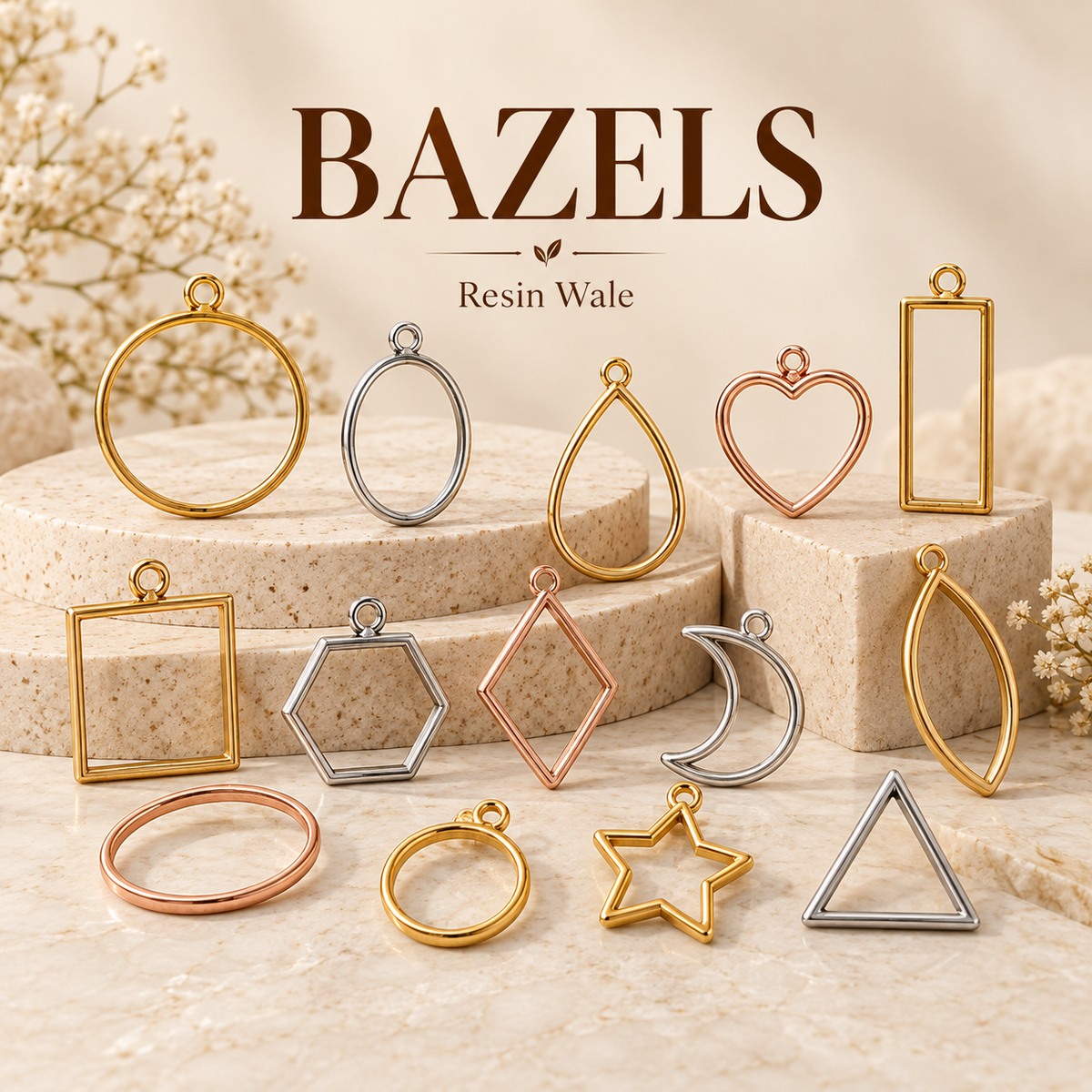 Resin Wale Bazels