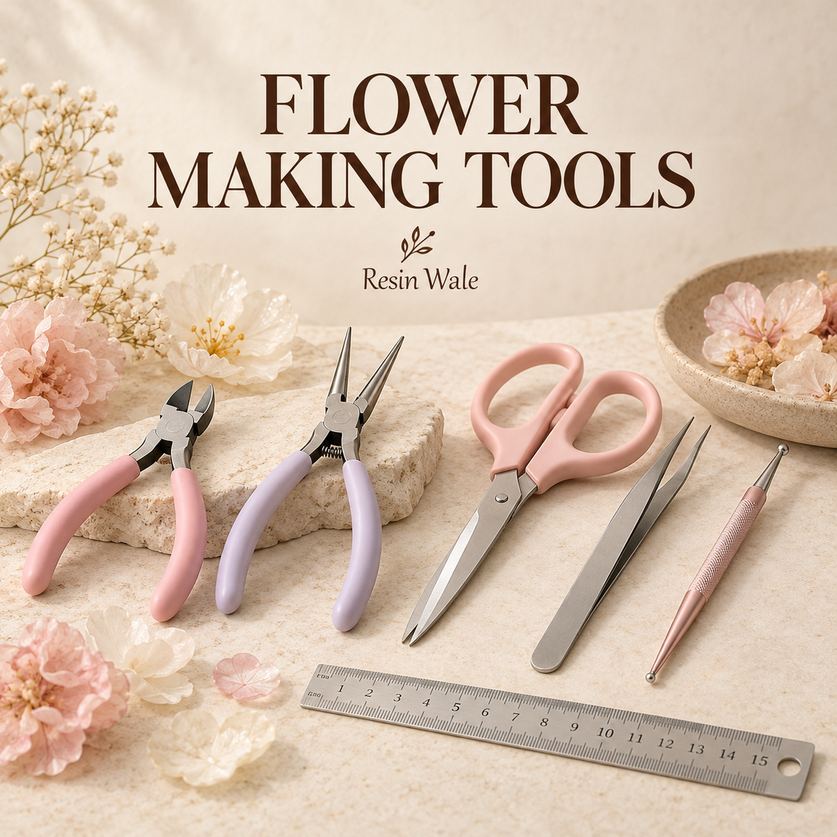 Resin Wale Flower Making tools