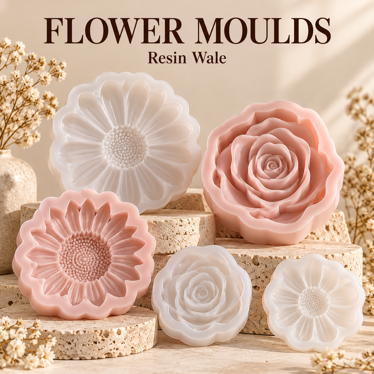 Resin Wale Flower Moulds