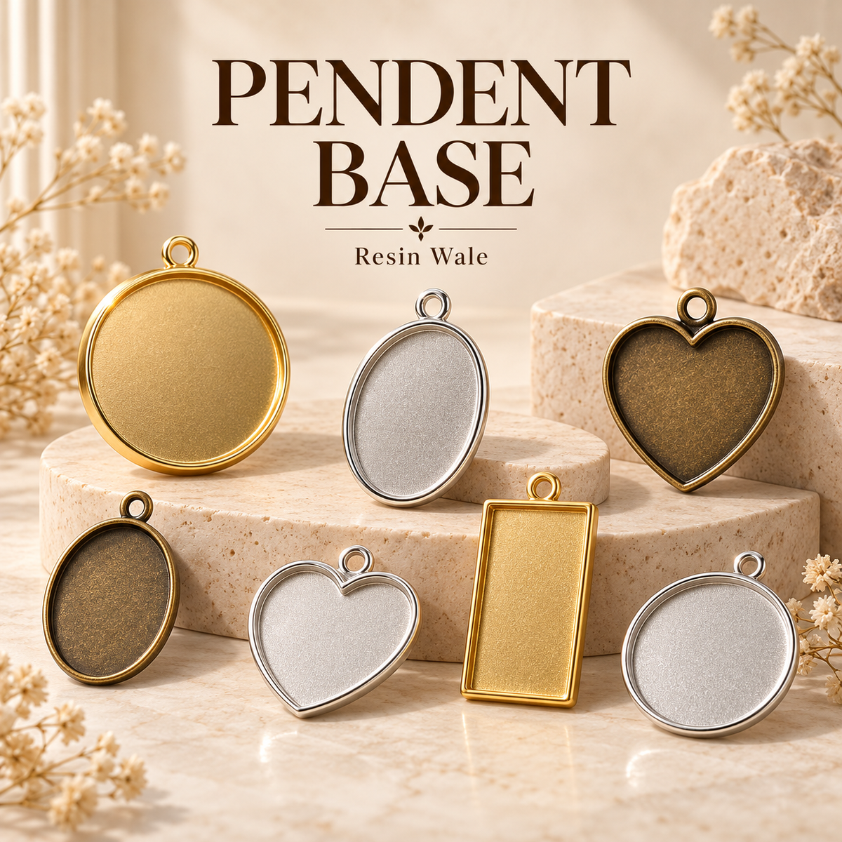 Resin Wale Pendent Base