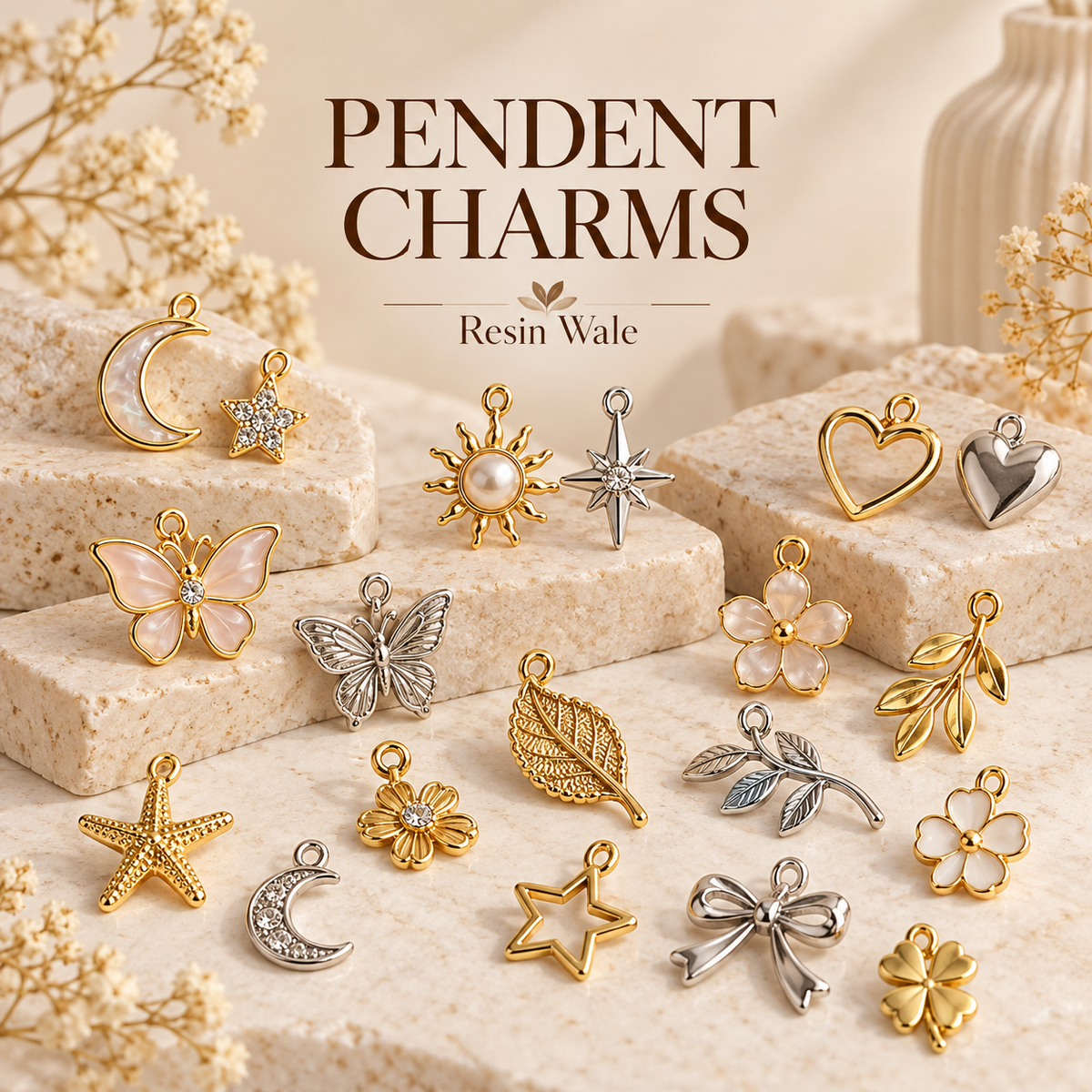 Resin Wale Pendent Charms