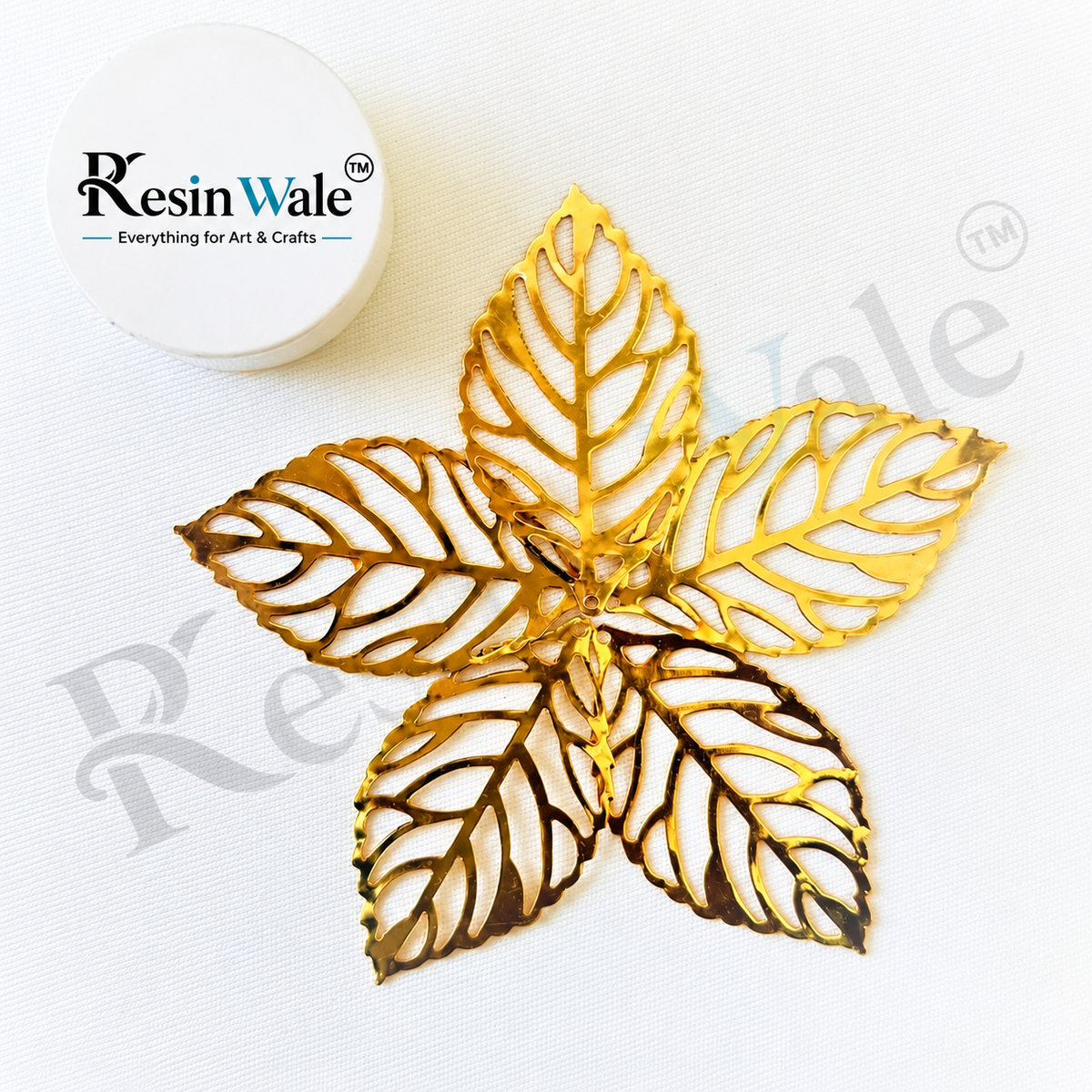 Metal Leaf Charms (B)