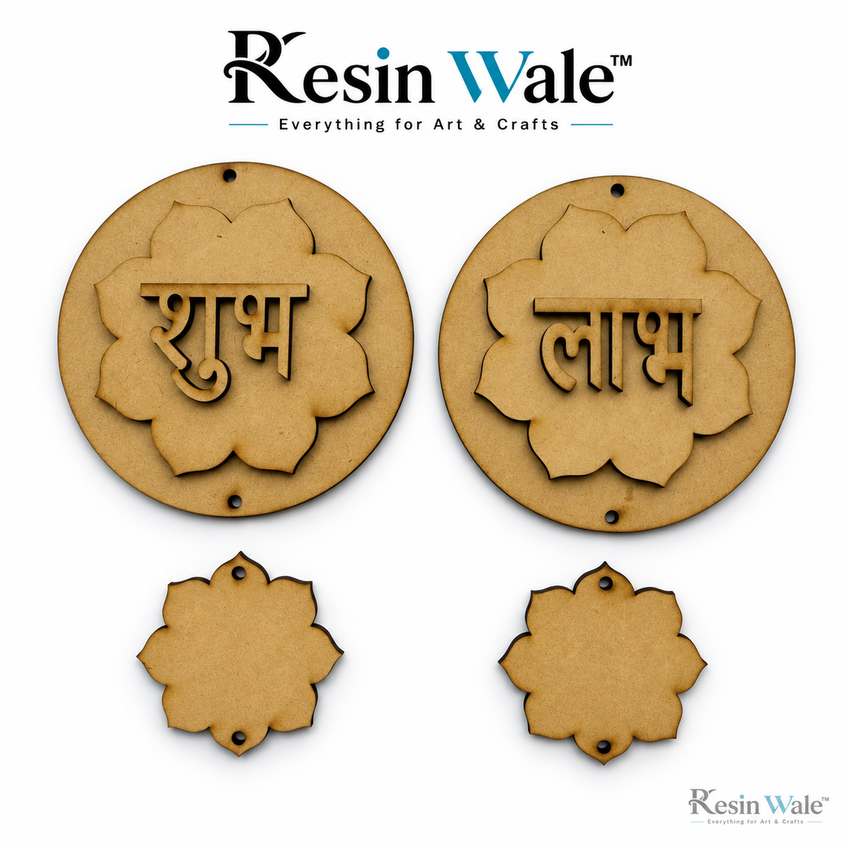 Diwali Shubh Labh Hanging Mdf Cutout C