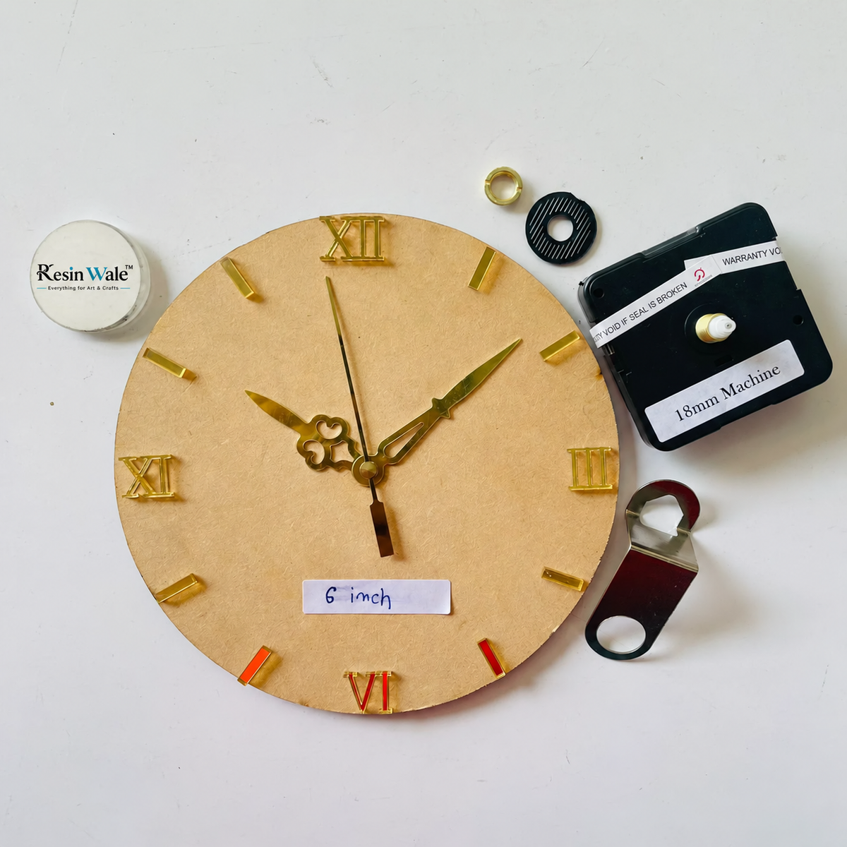 MDF Clock Set With Number