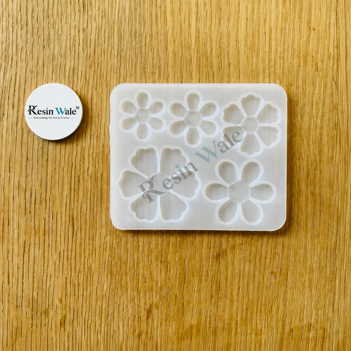 5 cavity Flower Mould - RW