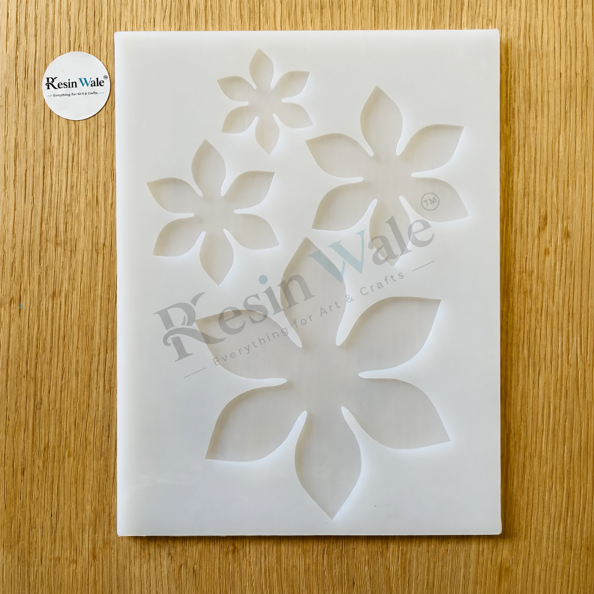 4 Cavity 3D Flower Mould