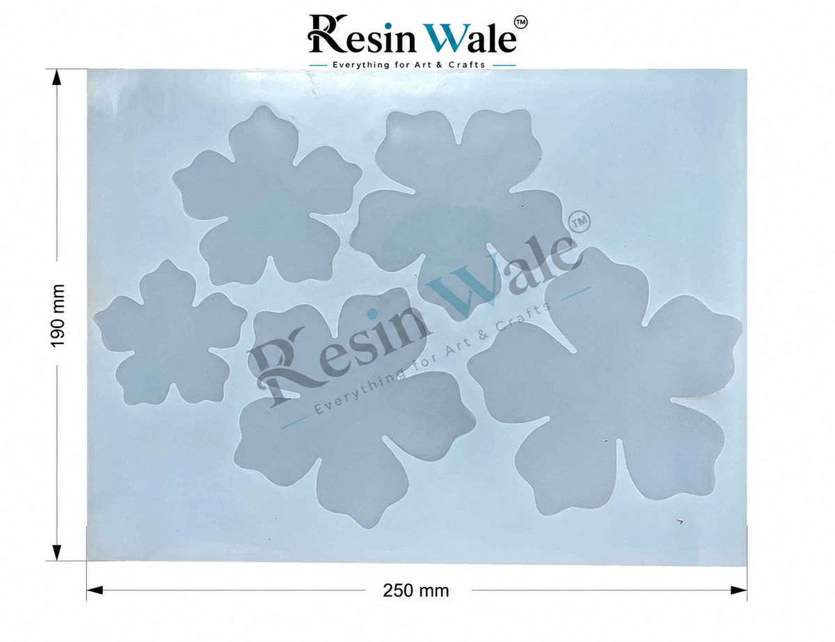 5 Cavity 3D Flower Mould