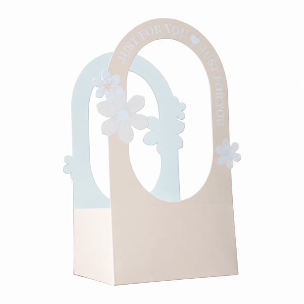 Just For You Floral Packaging Box – Cream