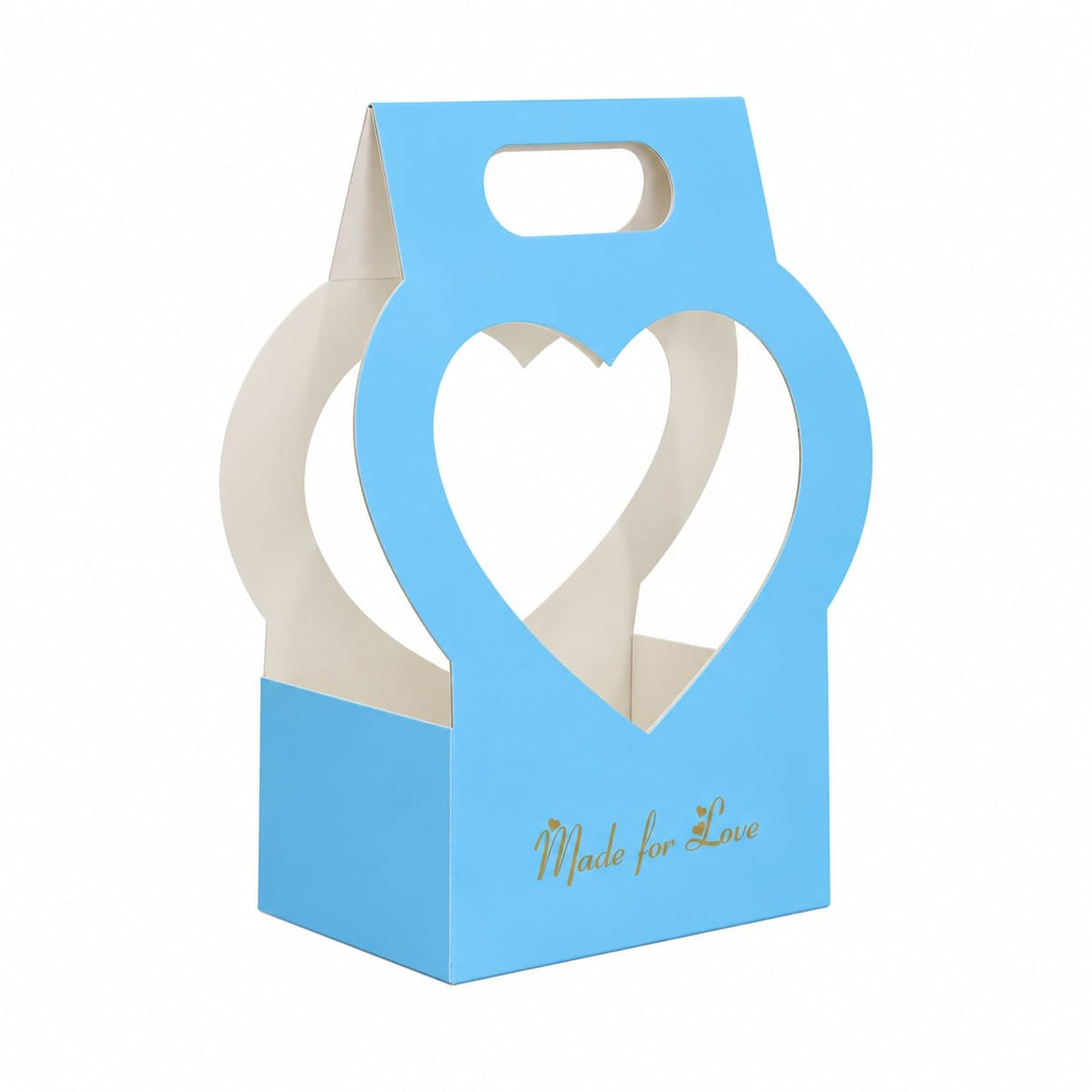 Premium Heart Gift Packing Box – Sky Blue