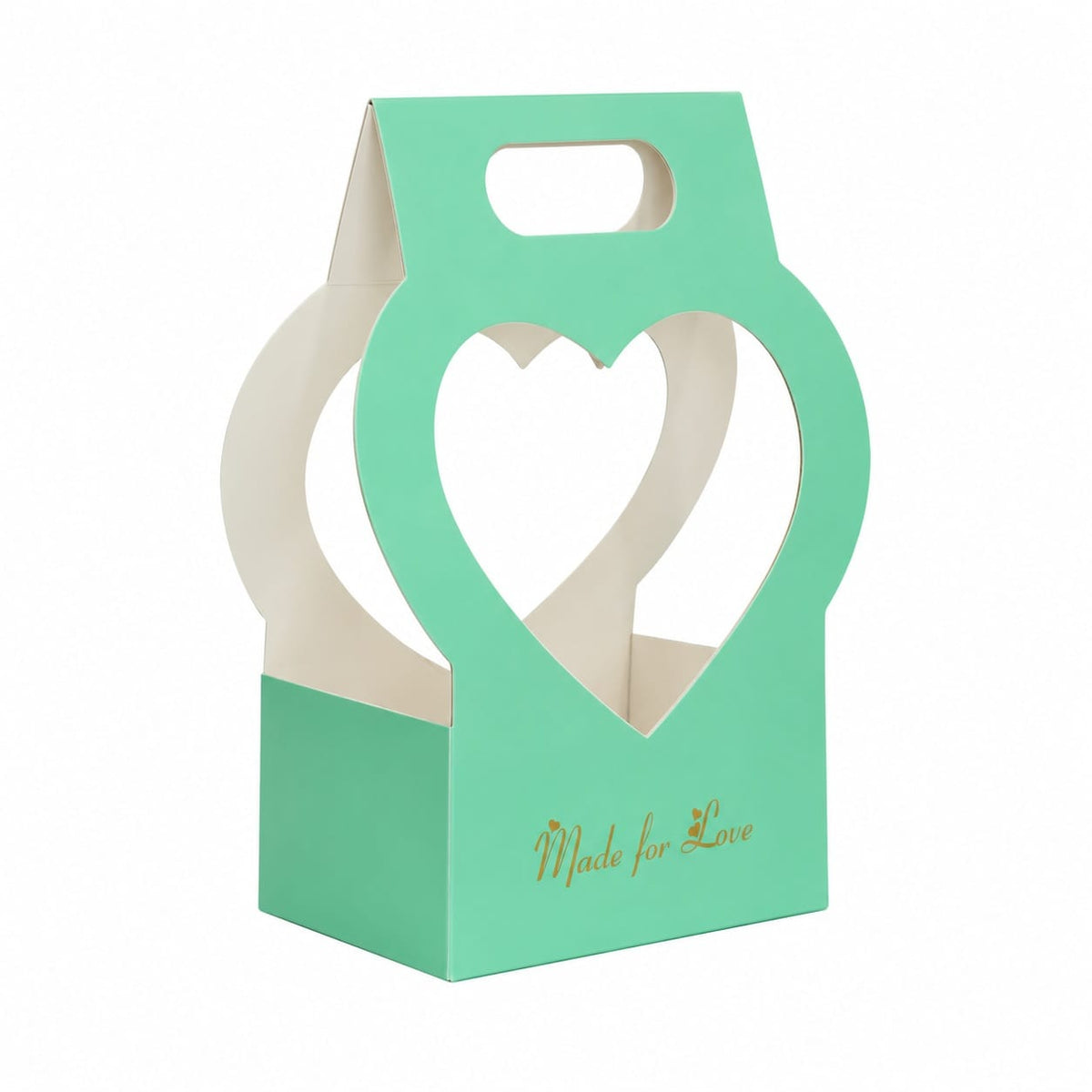 Premium Heart Gift Packing Box – Mint Green