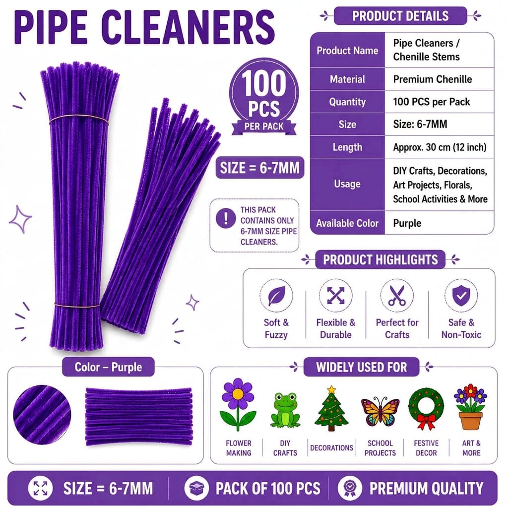 Premium Pipe Cleaner – Purple