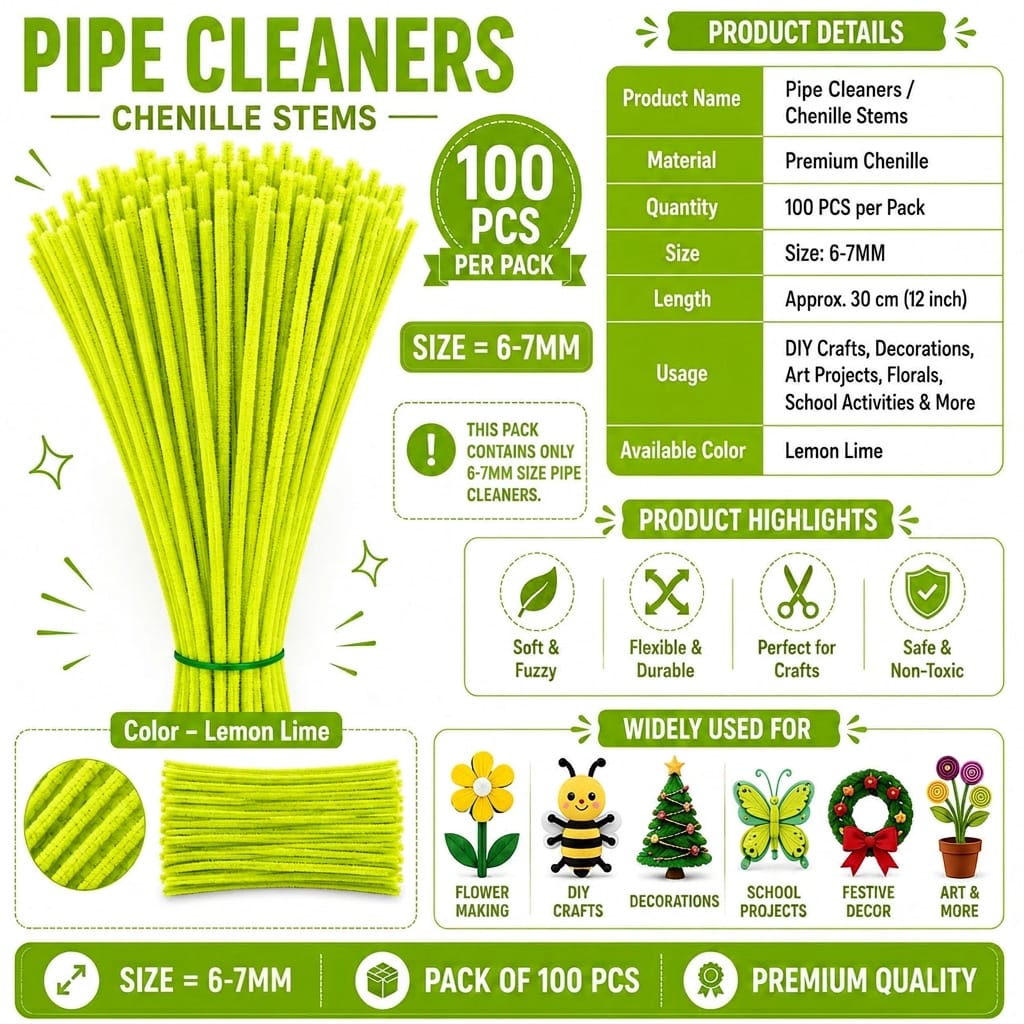 Premium Pipe Cleaner – Lemon Lime