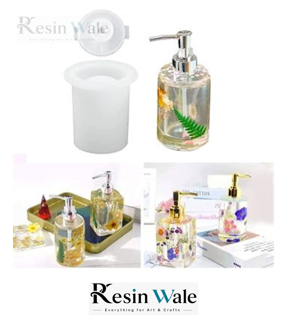 Round Soap Dispenser Mould — Resin Wale