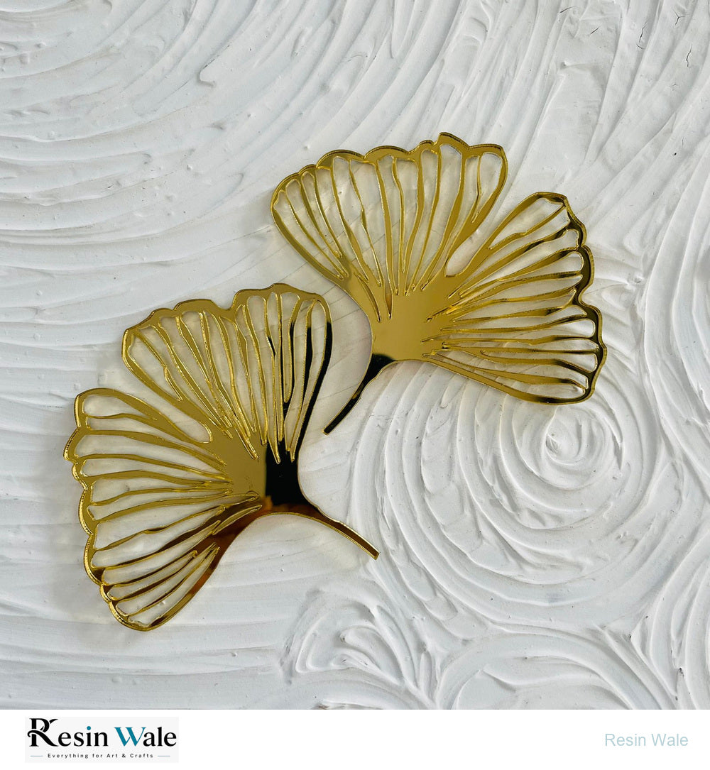 Acrylic Ginkgo Leafs (2 pcs) - Resin Wale