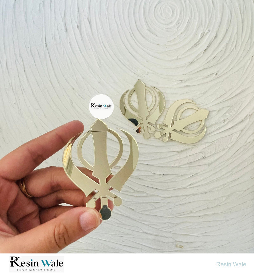 Acrylic Cutout - Khanda - Resin Wale
