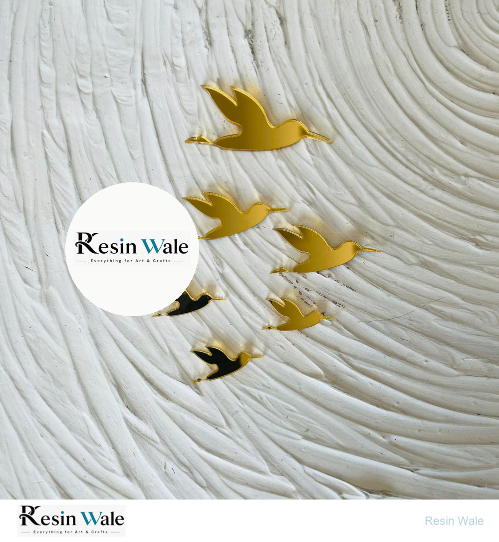 Acrylic Birds - Resin Wale