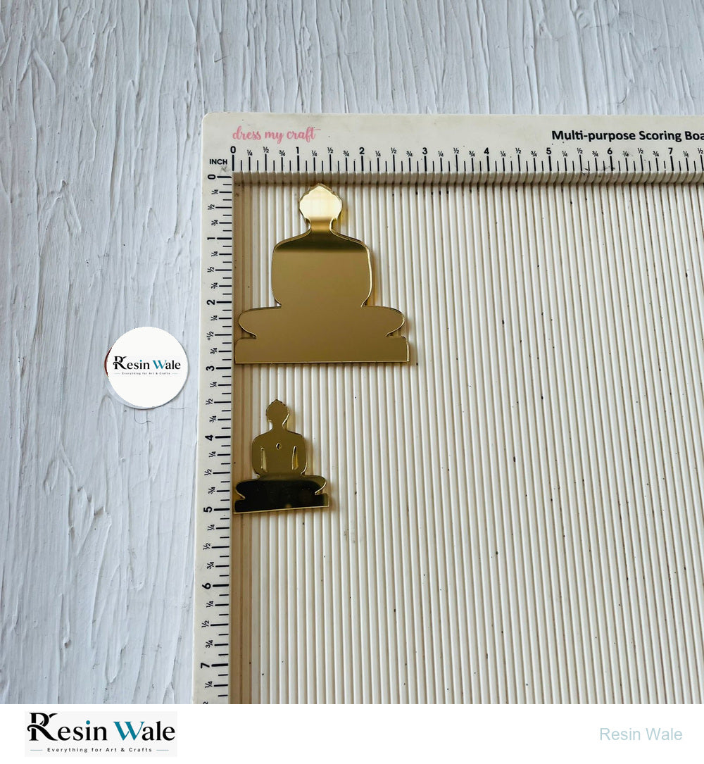 Gold acrylic Mahavir Swami Filled - Resin Wale