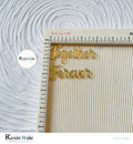 Acrylic Cutout-Together Forever - Resin Wale