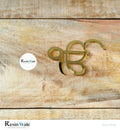 Acrylic Cutout - Onkar Logo - Resin Wale