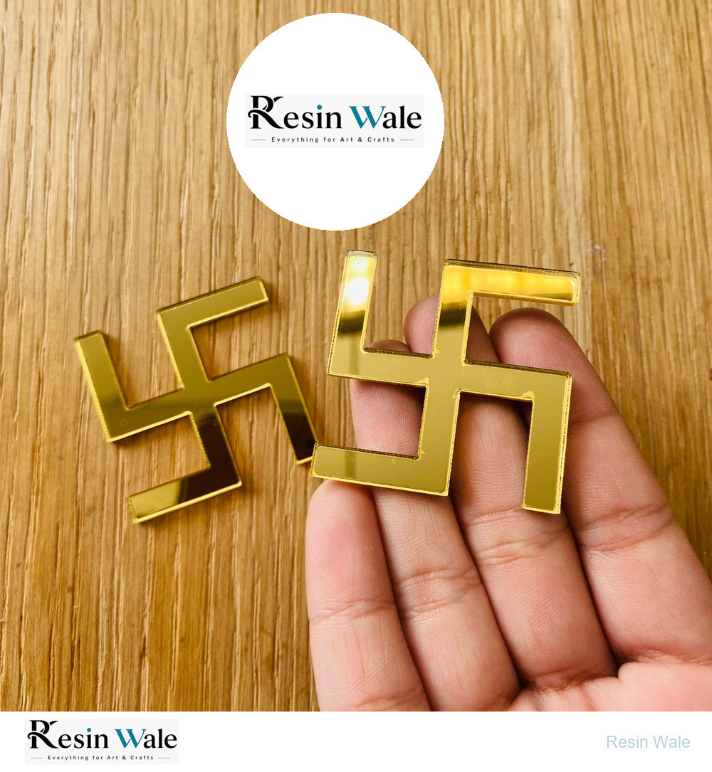 Acrylic Cutout - Swastik - Resin Wale