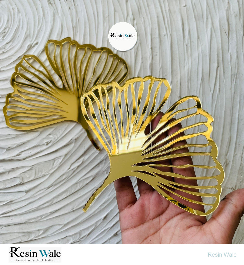 Acrylic Ginkgo Leafs (2 pcs) - Resin Wale