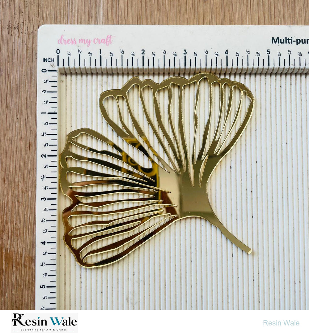 Acrylic Ginkgo Leafs (2 pcs) - Resin Wale