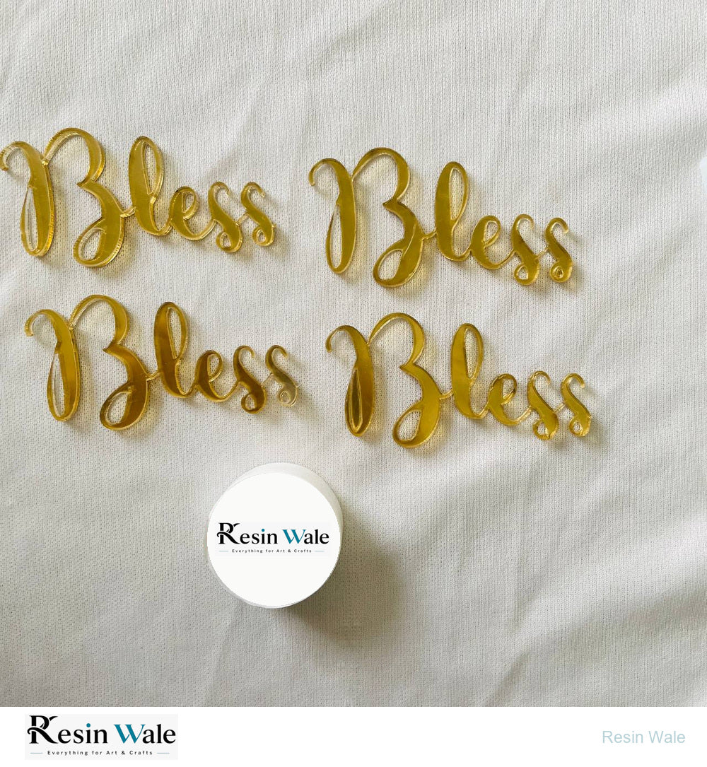 Acrylic Cutout- Bless - Resin Wale
