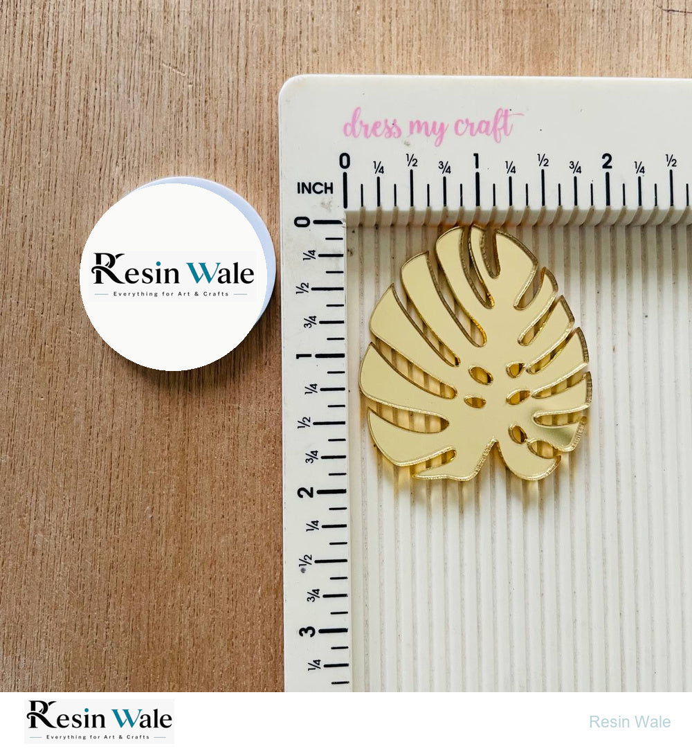 Monstera Leaf Acrylic Cutout (3 pc) - Resin Wale