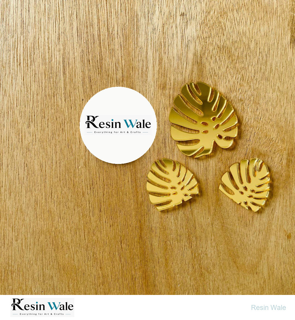 Monstera Leaf Acrylic Cutout (3 pc) - Resin Wale