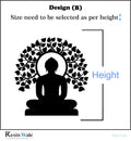 Custom Acrylic Mahaveer Swami - Design B - Resin Wale