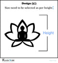 Custom Acrylic Mahaveer Swami - Design C - Resin Wale