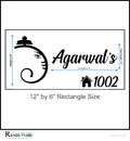Custom Nameplate Base + Acrylic Name (Design A) - Resin Wale