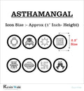 Custom Acrylic - Ashtmangal With Border - Resin Wale