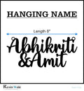 Custom Acrylic Hanging Name - Regular (A) - Resin Wale