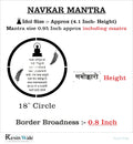 Custom Mantra Frame Set - Round - Resin Wale