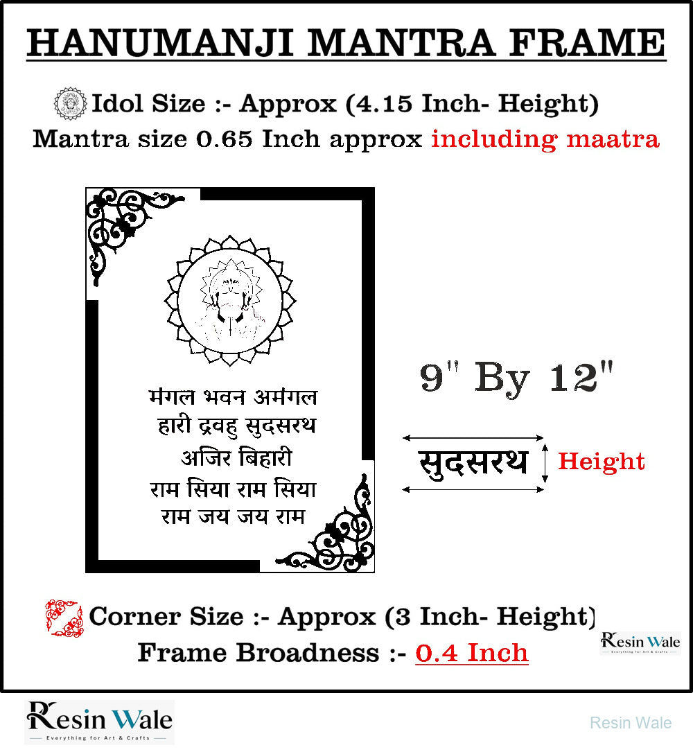 Custom Acrylic Mantra Frame Set - Resin Wale