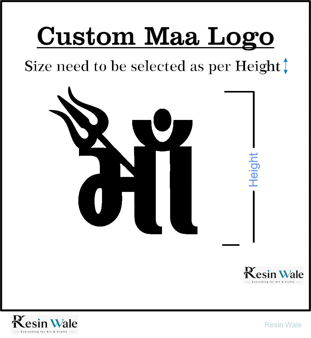 Custom Acrylic - Maa Logo - Resin Wale