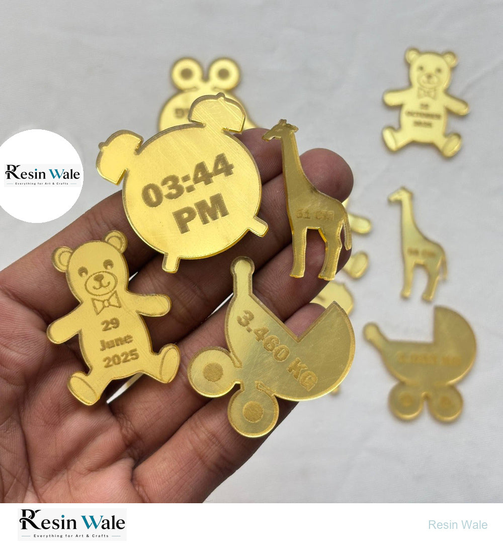 Custom Acrylic- New Born Details - Resin Wale