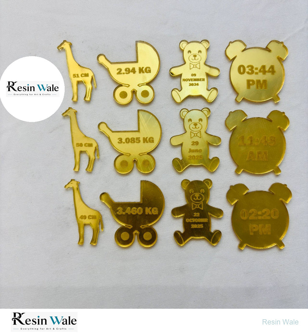 Custom Acrylic- New Born Details - Resin Wale