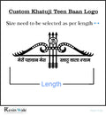 Custom Acrylic - Teen Baan logo Khatuji - Resin Wale