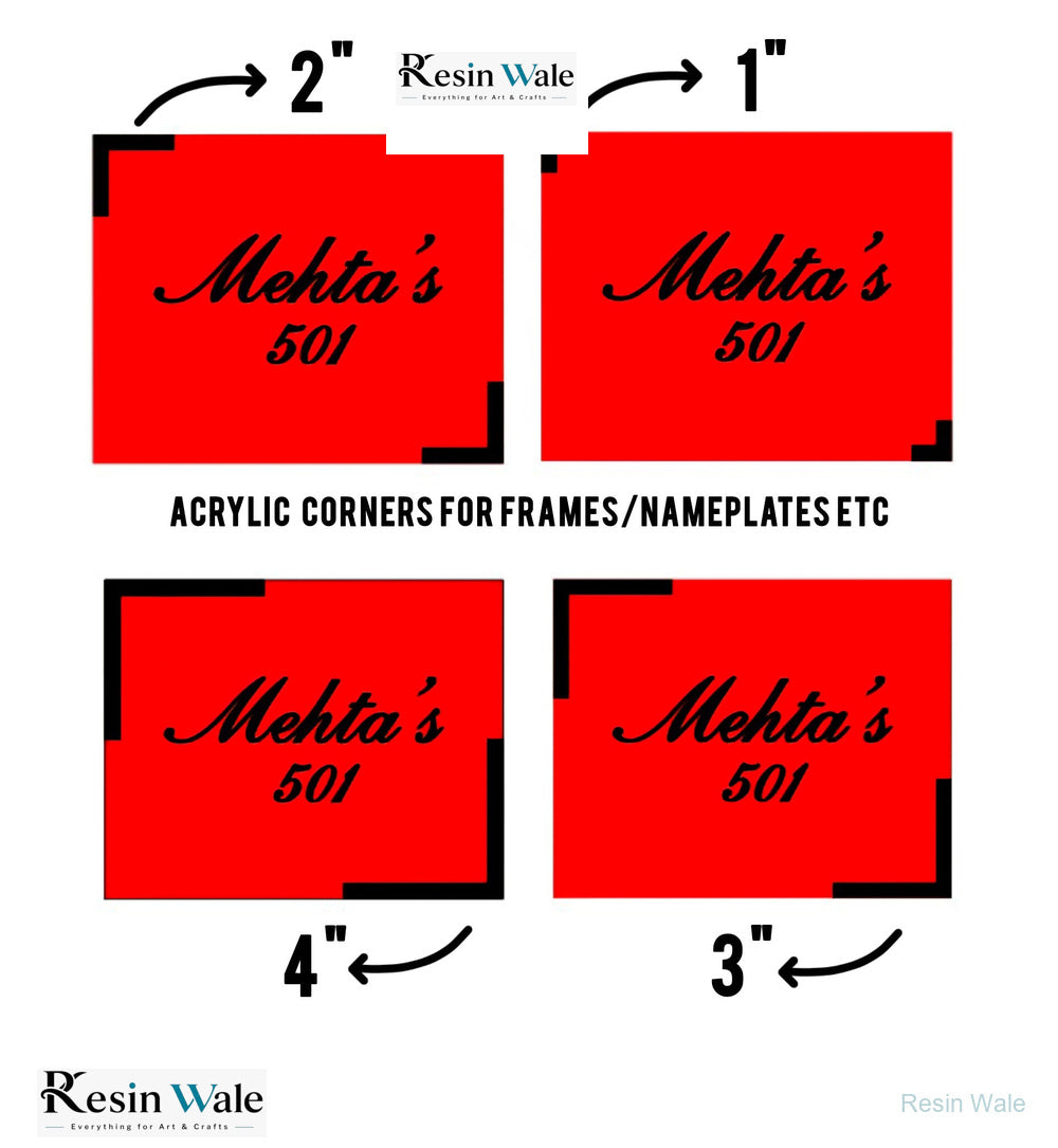 Acrylic Cutout - Corner (C) - Resin Wale