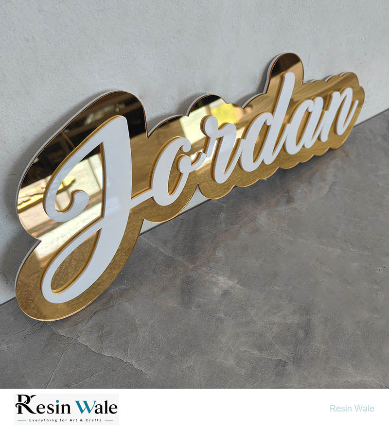 Custom Acrylic Cutout - Dual Layer - Resin Wale