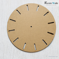 12" Line cutout Clock Base | Resin Wale