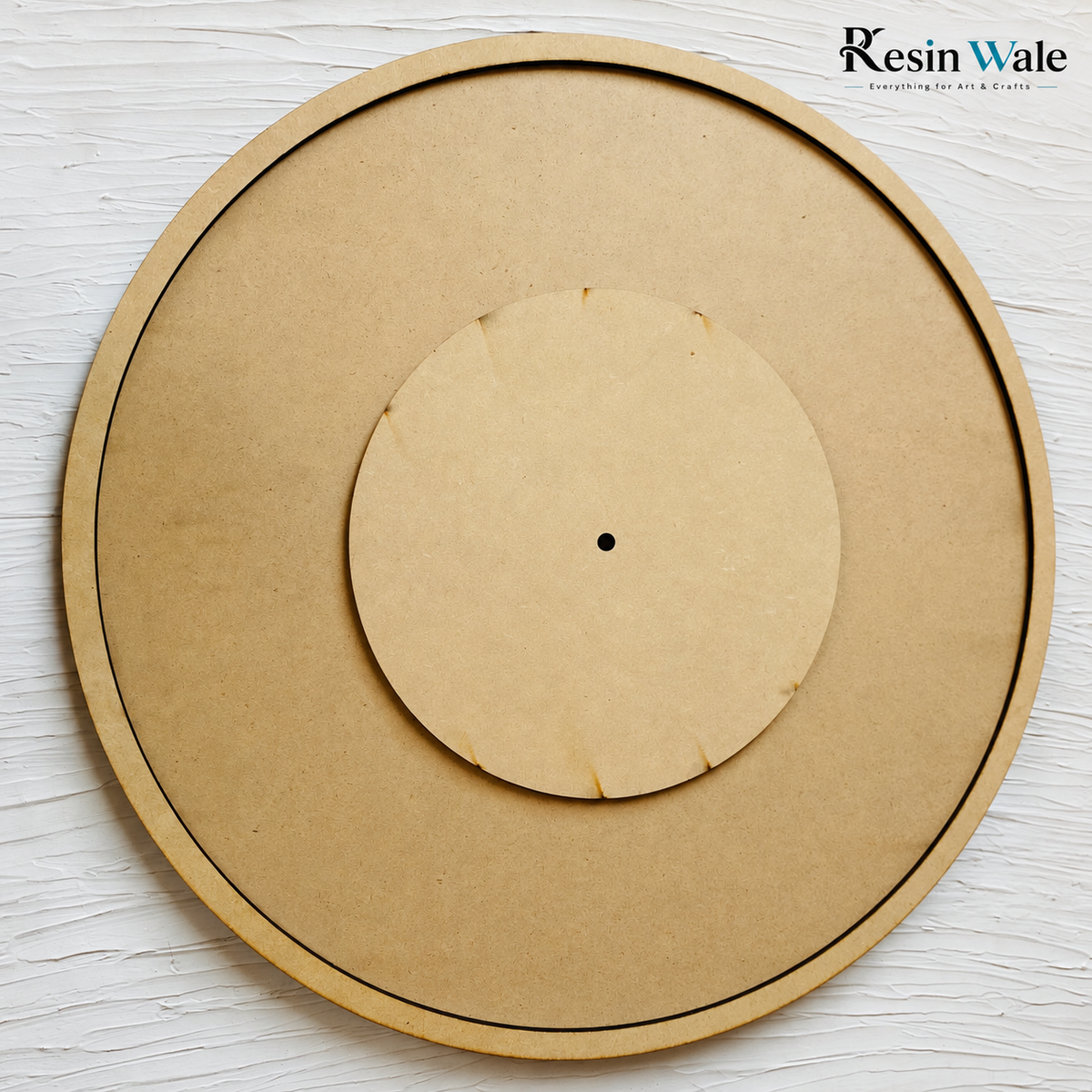 2 in 1 Clock Base | Resin Wale
