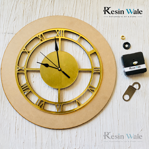 12" Clock Set With Ring cutout | Resin Wale