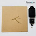 MDF Square Clock Set | Resin Wale