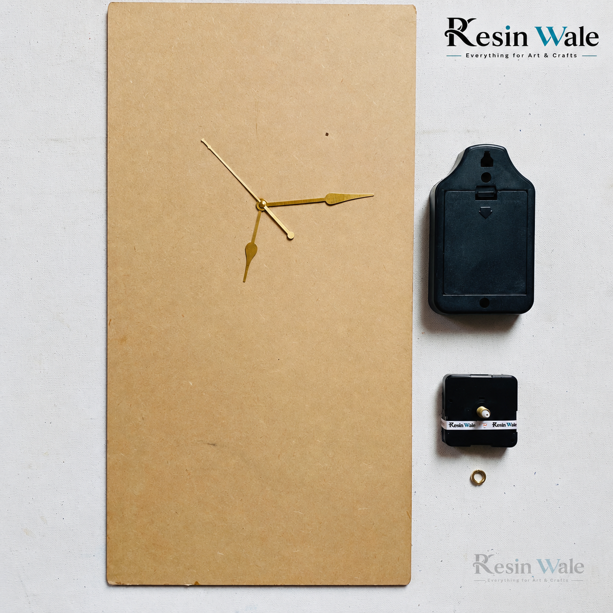 Rectangle Clock Set | Resin Wale